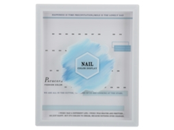 Cartão De Exibição De Esmalte De Unha Em Gel Com 40 Cores Livro Portátil Para Salão E Casa