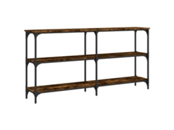 Mesa Consola MAISON EXCLUSIVE em Derivados de Madeira Carvalho Fumado (150x29x75 cm)