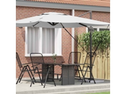 Vidaxl Parasol Roma Bege 286 X 284 X 265 Cm Alumínio E Poliéster