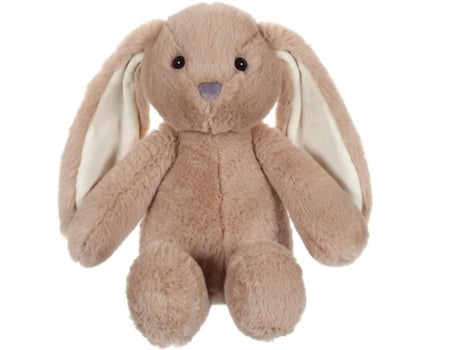 Brinquedo de pelúcia coelhinho da moda - GIPSY TOYS - marrom, 28 cm