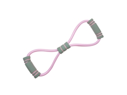 Omni-2026banda De Resistencia Figura 8 Fitness Para Exercícios De Peito E Braços Equipamento De Treinamento Em Casa Para Mulheres Rosa