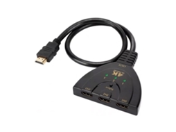Switch Hdmi EOOCOO (switch de Vídeo 4k com 3 Entradas e 1 Saída)