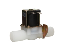 Válvula Solenoide Eléctrica Laxiscreed 12v Nc Em Plástico G1/2 Para Água E Controle Magnético