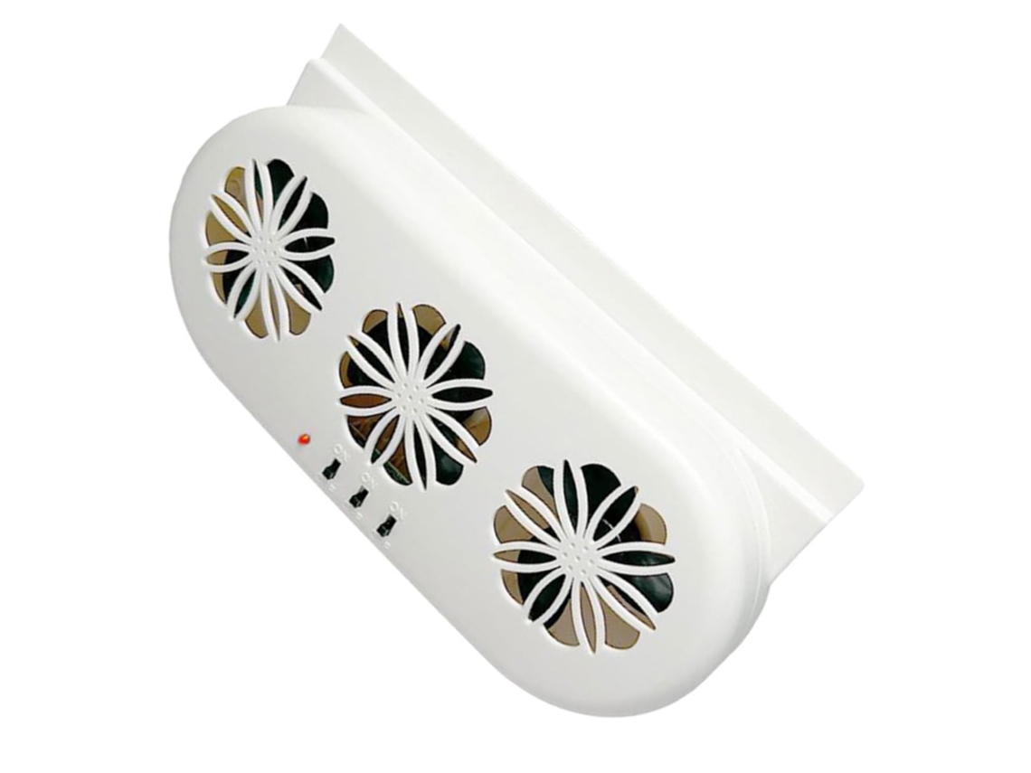 Ventilador Usb Para Carro Em Abs Branco, Ar Condicionado Solar