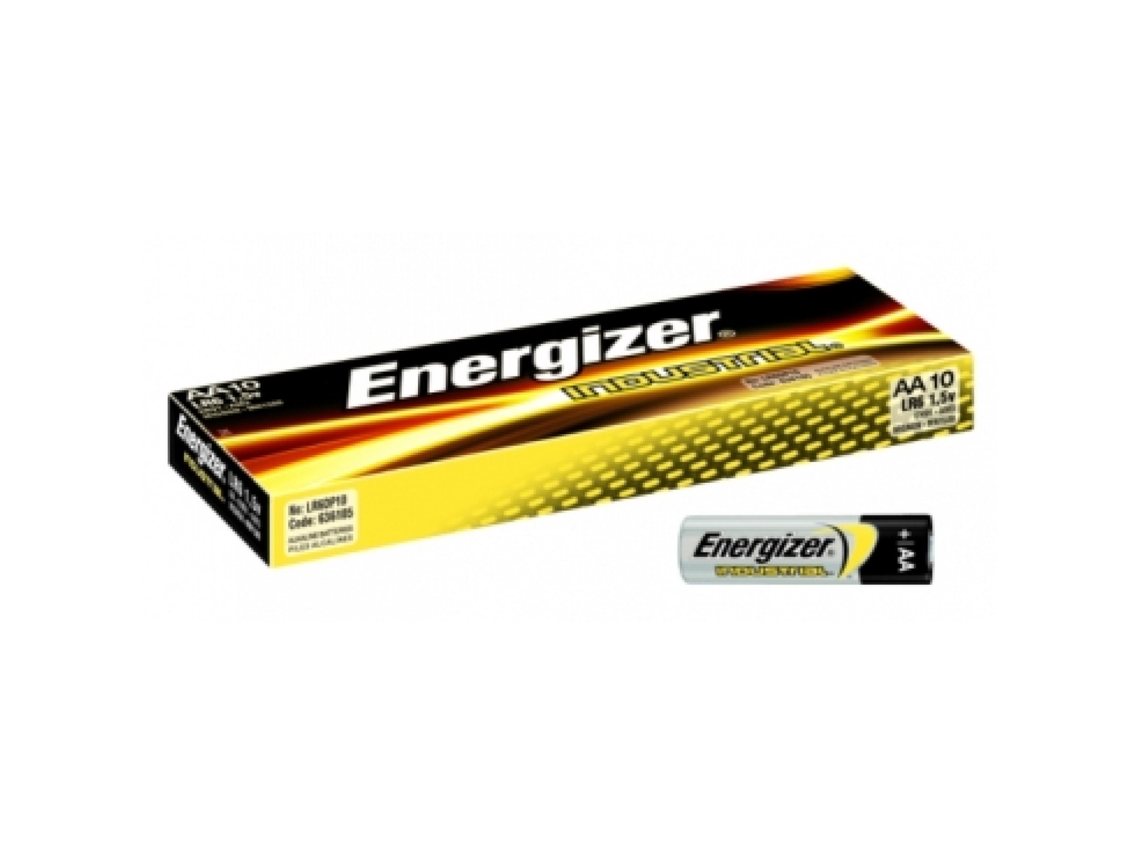 Pilha ENERGIZER Industrial Alcalina AA Mignon Pilha pack 10 unid.