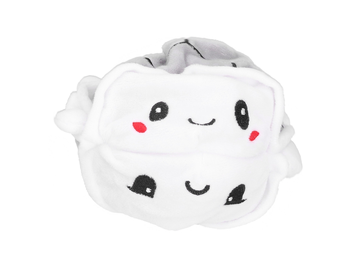 Ats muñeco de Peluche Tartaruga Reversível Brinquedo Animal de Duas Faces para Crianças Cinza