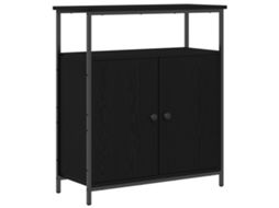Conjunto 1 Armazenamento De Móveis Vidaxl Preto Derivados De Madeira (70 X 30 X 80 Cm)