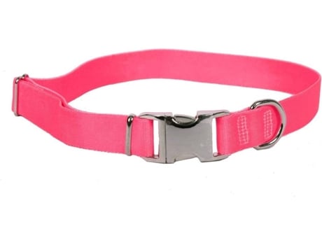 Coleira para Cães  (Rosa - Poliéster - L - Porte Grande)