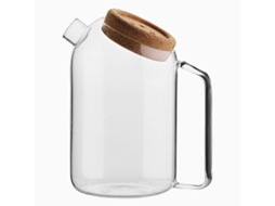 Jarra De Vidro E Bule De Borosilicato De 1200ml Resistente Ao Calor Com Filtro Fino Para Bebidas Quentes E Frias.