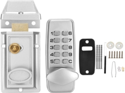 Fechadura Eletrônica Digital Liebewh Mini Com Botão De Pressão E Código, Para Uso Externo E Interno, Acessório De