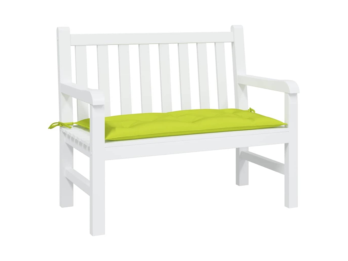 Vidaxl Almofadão P/ Banco De Jardim Tecido Oxford Verde Brilhante