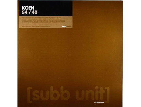 54/40, Unidade Koen Groeneveld Subb