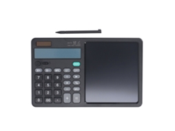 Mali calculadora com Bloco de Notas Lcd Multifuncional Portátil Precisa para Escritório Contabilidade Preta
