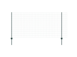 Conjunto 1 Barreira Externa Vidaxl Verde Aço (25 X 1,2 M)