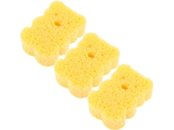 Utensílios De Cozinha Conjunto 3 Esponjas Limpeza Esponja Para Lavar Louças, Esfregante, Multiuso Casa Vayotoy