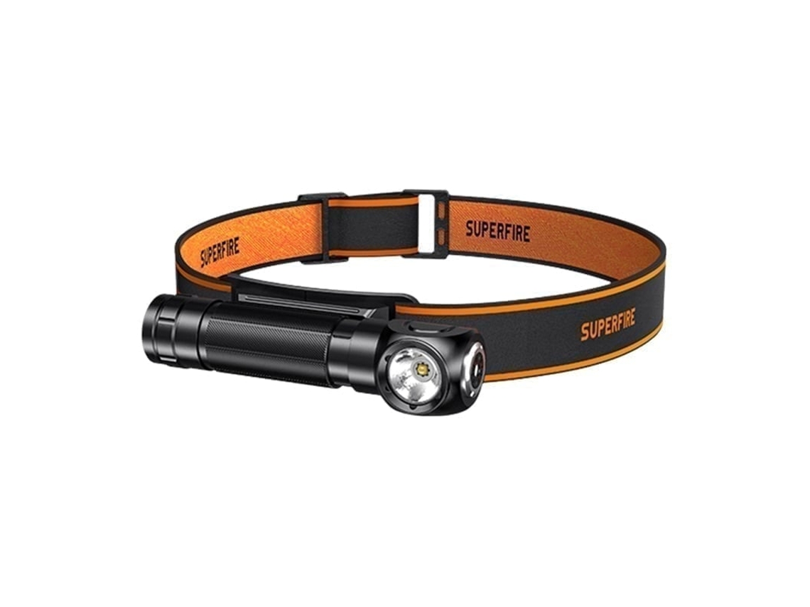 Lanterna de Cabeça SUPERFIRE Th04 S 1000lm para Corrida com Carregamento Rápido