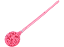 Escova De Banho Lifkome, Escova Esfoliante Macia De Silicone E Rayon Com Cabo Longo Removível, Função De Massagem E