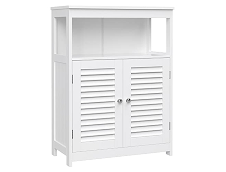 Armário de Banheiro Branco com Portas com Venezianas PRICENET