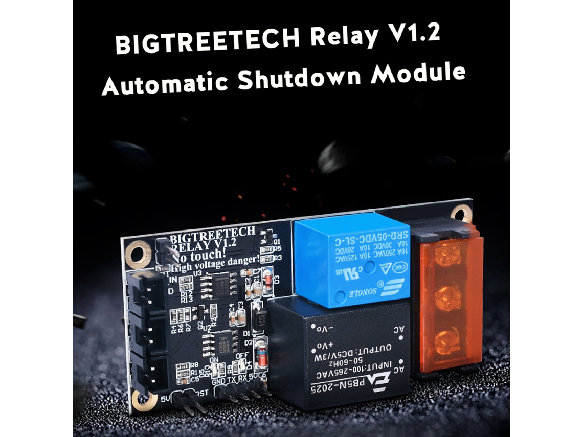 Módulo De Apagado Automático Relay V1.2 Com Monitoramento De Energia Peças Para Impressora 3d