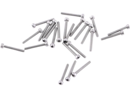 Kit De Parafusos E Porcas Sextavadas M2 Qiilu 250 Peças Aço Inoxidável A2 Para Uso Industrial Reparo Tipos Planos A