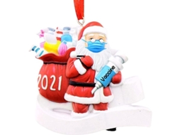 Adornos De Árbol De Navidad 2021 Personalizados Mini Únicos Pequeños Decoraciones Divertidas Para Interior Con Cinta Y Caja Exquisita
