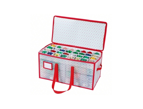 Armazenamento Multifuncional Para Adornos De Bola De Natal, Opções De 128/64 Grelhas, Caixa De Armazenamento Plegável Para Bolas De Natal Igvtrade