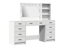 Conjunto 3 Vaidade Vidaxl Branco Derivados De Madeira (78,5 X 41 X 135 Cm)