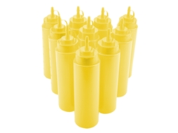 Conjunto de 10 Dispensadores de Condimentos 720ml | S/MARCA