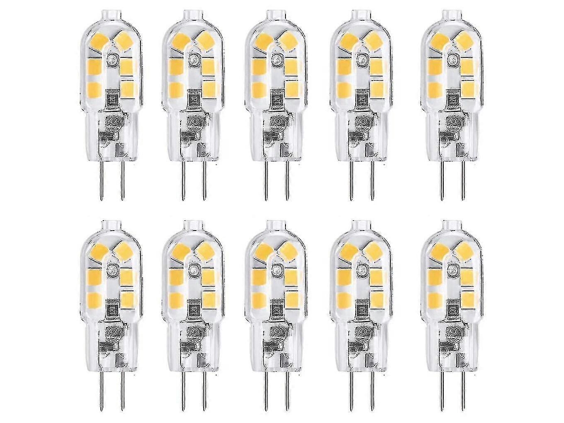 Lâmpadas Led G4 12 Volts Pacote Com 10 Substitui Lâmpadas Halógenas De 20 W Brilvibera