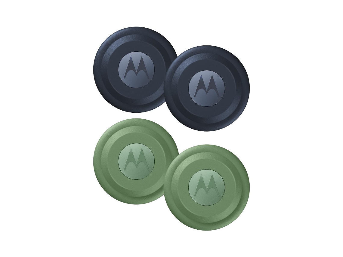 Motor de busca pessoal Moto Tag Azul, Motorola Verde