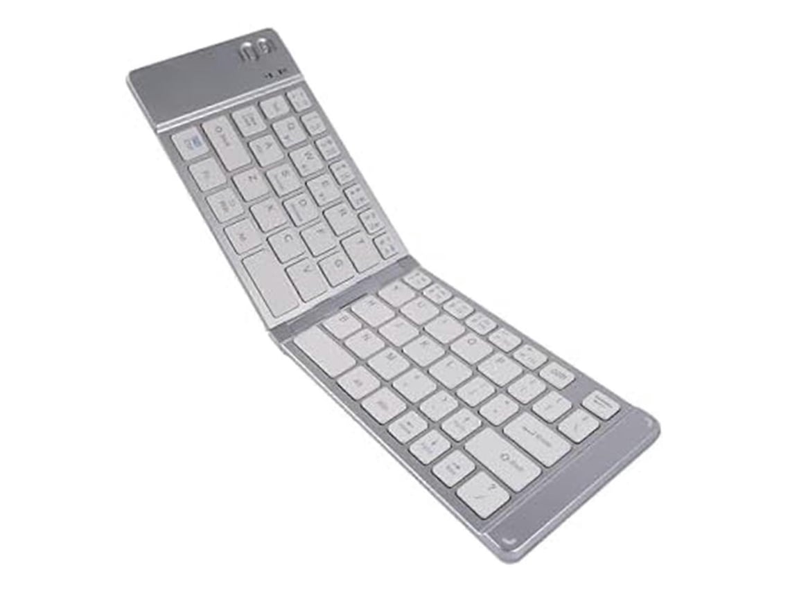 Miniteclado Bluetooth Dobrável. Teclado Sem Fio Portátil, Ultrafino E Multidispositivo. Teclado Recarregável Com 66 Teclas. Everley891