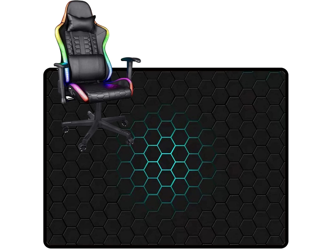 Tapete Cadeira Escritório Resistente Piso Laminado Madeira Gamer, Versátil Que Protege