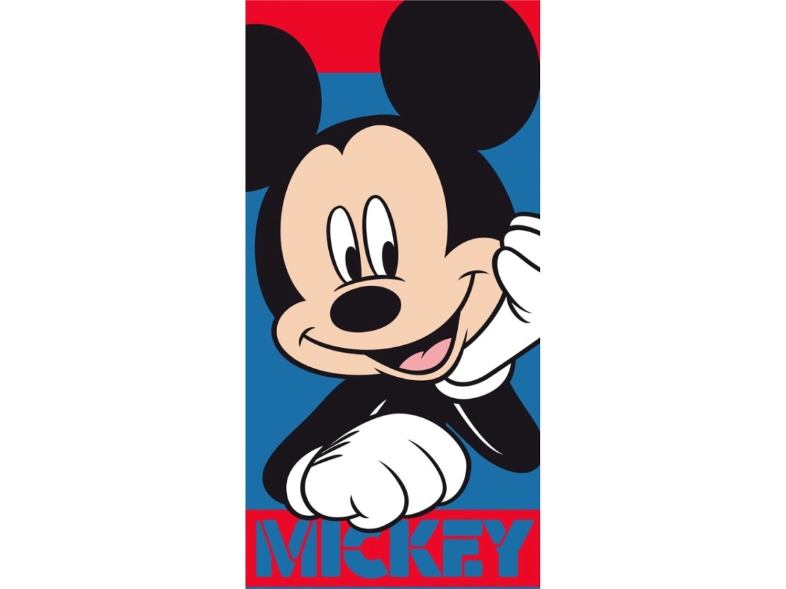 Toalha de Banho Ou de Praia Disney Mickey 70x140 Cm BRILVIBERA (secagem Rápida)