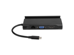 Estação de Acoplamento 7 em 1 com Hub Usb Type c, Hd, Vga, Rj45 e Adaptador de Hub Pd CHABERLU