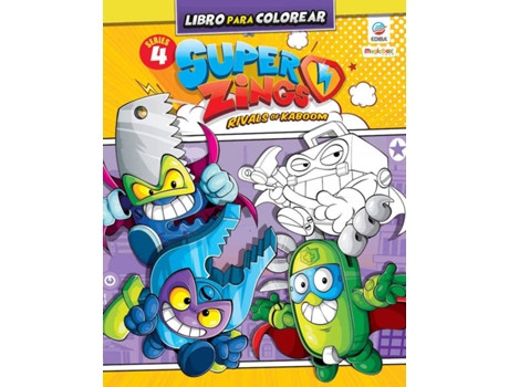 Livro Superzings. Libro Para Colorear de Vários Autores (Espanhol)