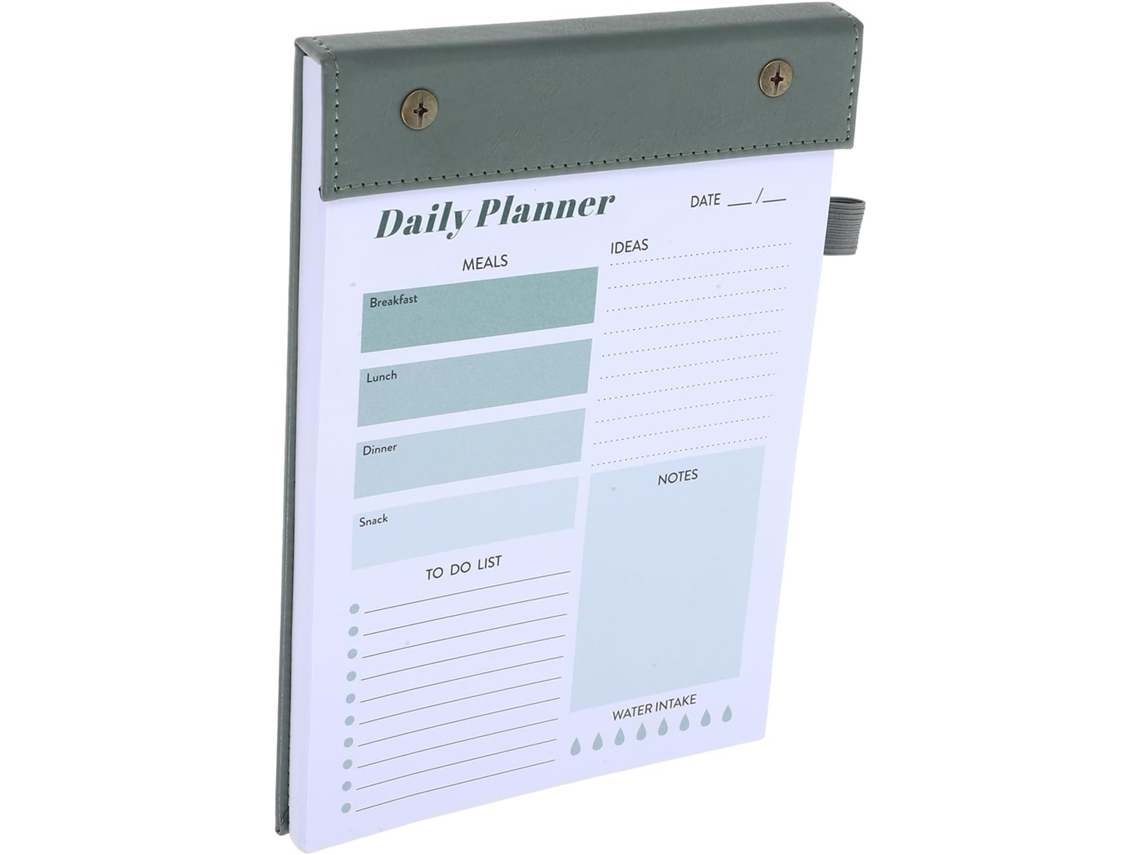 Planificador Journalier Non Daté Em Papel A5 Linhas Horizontais, Bloc-notes Destacável Para Prêmio De Notas