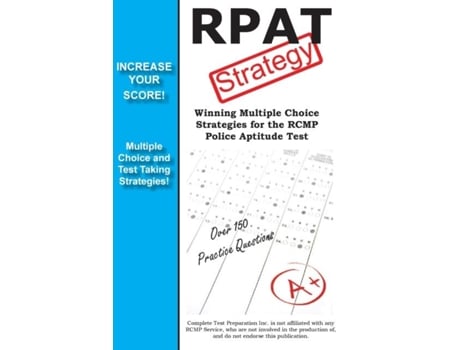 Livro Rpat Test Strategy For The Rcmp Police Aptitude Test De Complete Test Preparation Inc (inglês)