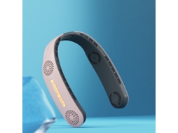 Ventilador de pescoço, 4000mAh, resfriamento sem lâminas, 360°, recarregável
