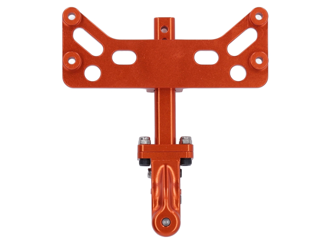 Suporte De Gancho De Reboque Ajustável Em Liga De Alumínio Para Carro Rc Scx6 1/6 Laranja