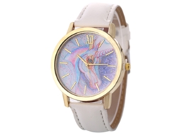 Reloj De Pulsera Analógico De Cuarzo Con Dial Redondo Para Hombre Y Mujer Blanco Zhoulianfa