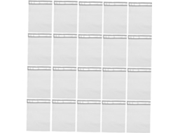 Paquet D'expédition Express Autoadesivos 100 Pcs Em Plástico Branco