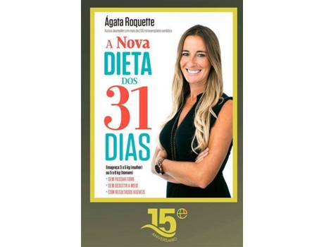 Livro A Nova Dieta dos 31 Dias de Ágata Roquette (Português)