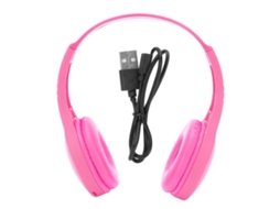KOFIHETY Fones De Ouvido Sem Fio Com Microfone Para Crianças, Fones De Ouvido Dobráveis Bluetooth 5.0 Com Bateria Recarregável E Suporte De Rádio Fm, Almofadas
