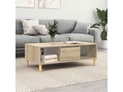 Vidaxl Mesa De Centro Carvalho Sonoma 102 X 55 X 35 Cm