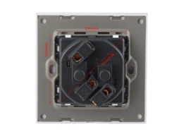Tomada Parede Embutida 3500w Vidro Temperado Retardante À Chamas 250vac 16a