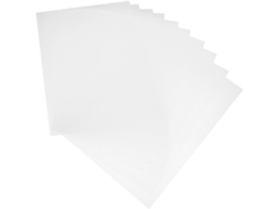 20 folhas de PVC transparente retardante de chamas, leves e com alta transmitância, ideais para camadas protetoras e