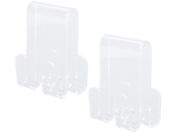 Gancho Para Porta De Box Vidro, Resistente, Em Acrílico, Antiderrapante, Para Banheiro, Pacote Com 2 Unidades