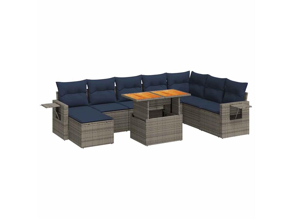 Garden Sofa Set, Garden Sofa Sets Vidaxl Cinzeto Rattan / Vime (n/a)