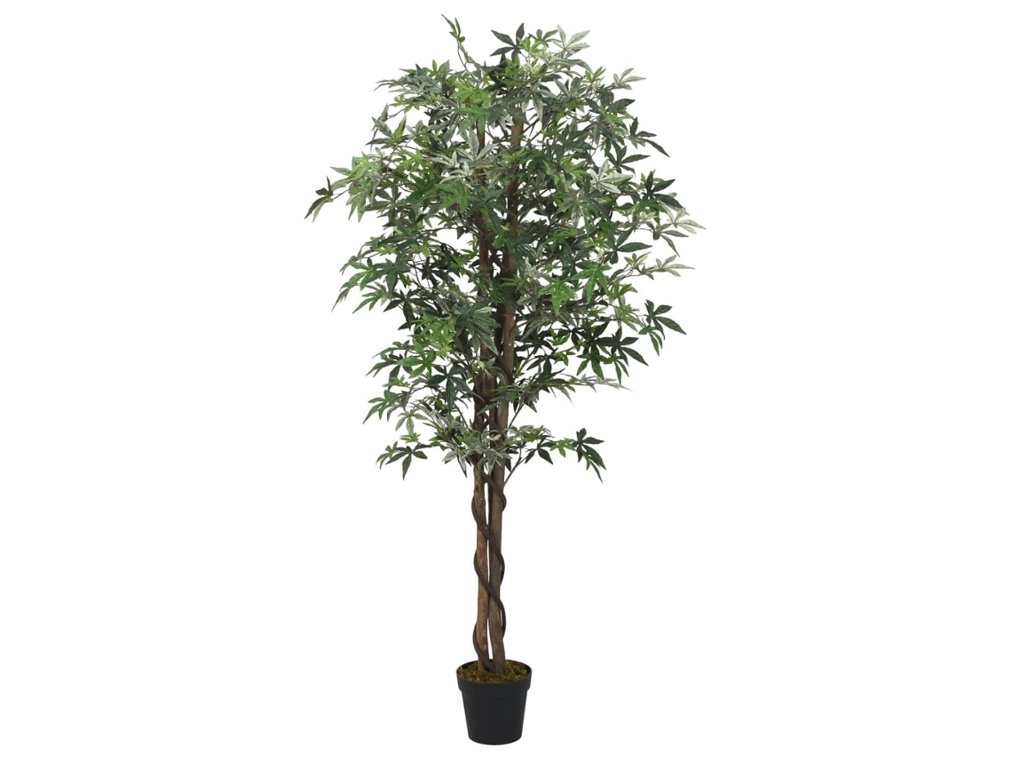 Vidaxl Ácer Artificial 336 Folhas 120 Cm Verde