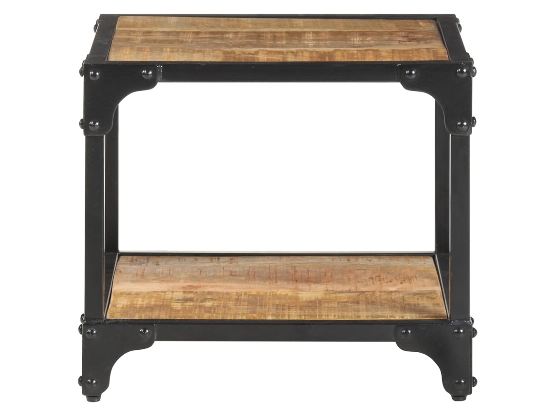Mesa de centro de madeira de mangueira, 40x40x36 cm MAISON EXCLUSIVE